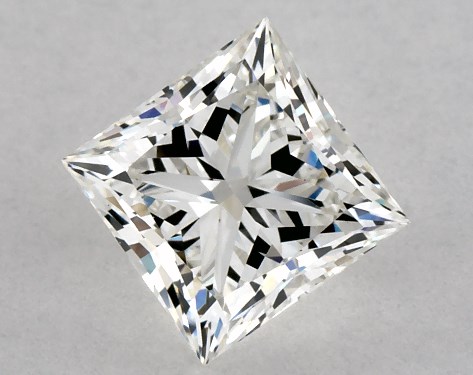 GIA 1.00 Carat G-VS1 Ideal Cut Princess Diamond