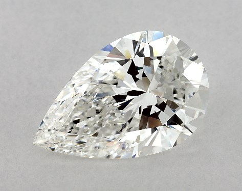 GIA 2.47 Carat F-VVS2 Ideal Cut Pear Lab-Grown Diamond