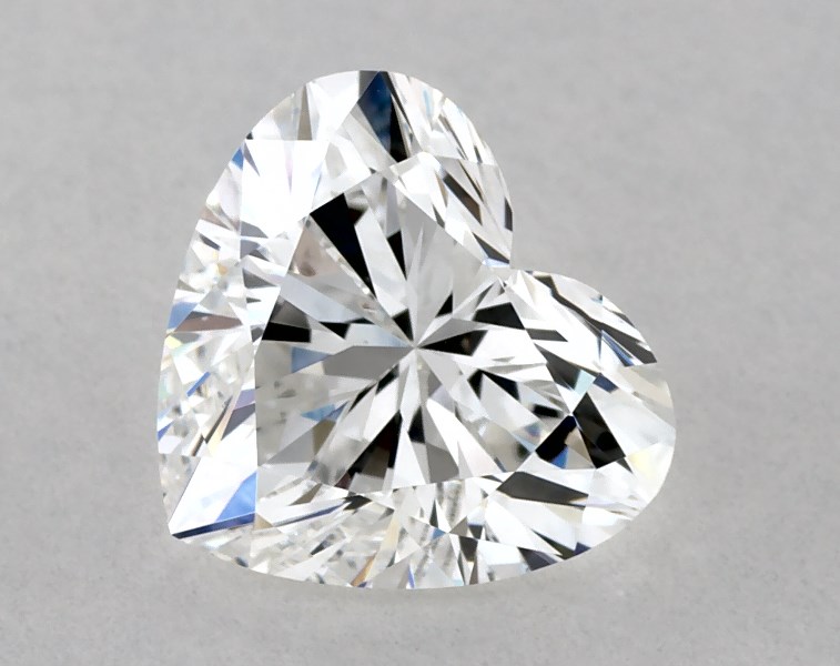 1.39 carat heart diamond, D VVS2