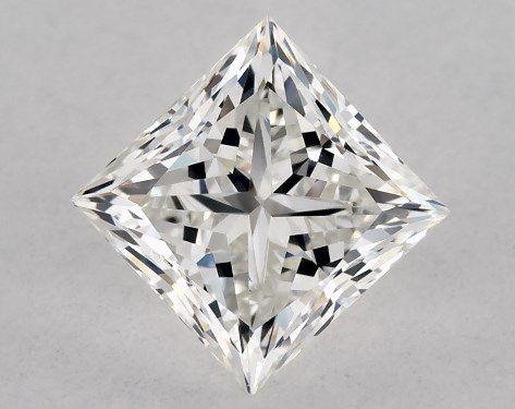 GIA 1.01 Carat H-VS1 Ideal Cut Princess Diamond