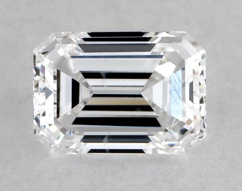 GIA 0.30 Carat D-SI2 Good Cut Emerald Diamond