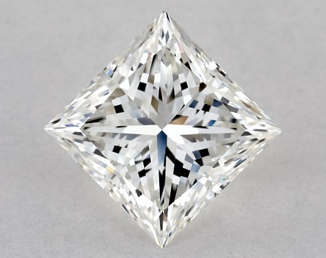 GIA 2.01 Carat H-VVS2 Ideal Cut Princess Diamond