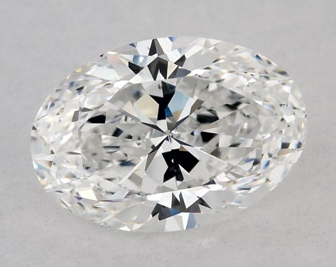 GIA 1.00 Carat E-VS2 Very Good Cut Oval Diamond