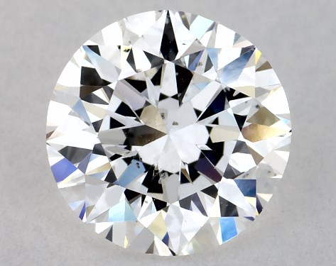 GIA 1.00 Carat E-SI2 Very Good Cut Round Diamond