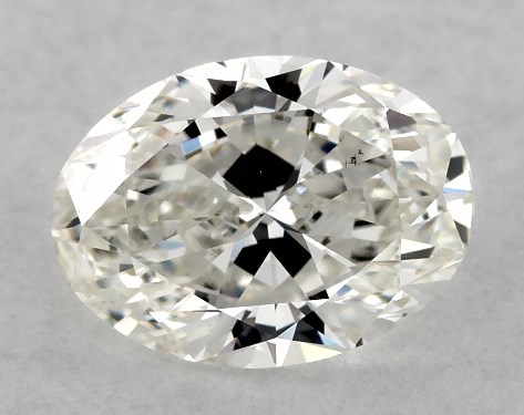 GIA 1.00 Carat H-VS2 Ideal Cut Oval Diamond