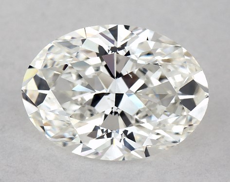 GIA 1.00 Carat H-VS2 Very Good Cut Oval Diamond