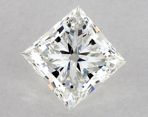 GIA 1.01 Carat H-VS2 Ideal Cut Princess Diamond