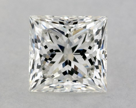 GIA 1.05 Carat H-VS1 Ideal Cut Princess Diamond