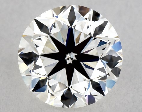 GIA 1.00 Carat H-VS1 Very Good Cut Round Diamond