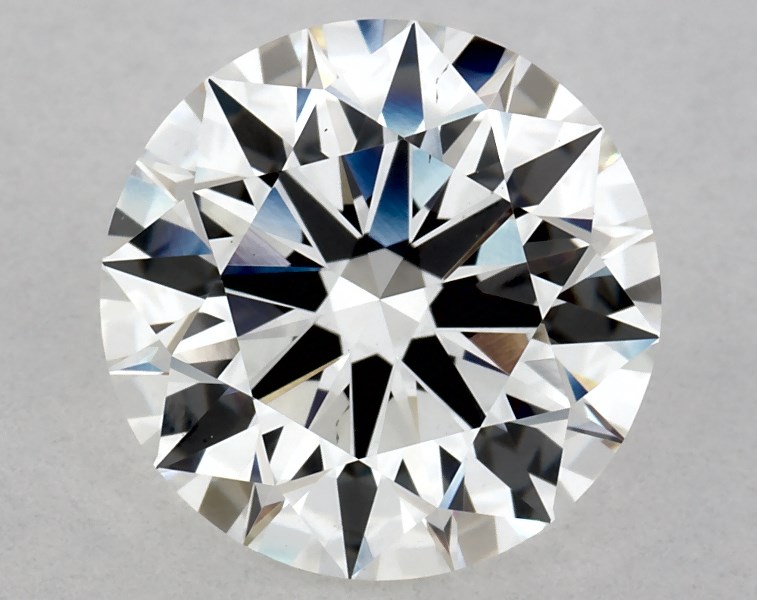 3.08 carat round diamond, F VS2