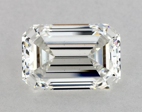 GIA 2.04 Carat F-VS1 Very Good Cut Emerald Lab-Grown Diamond