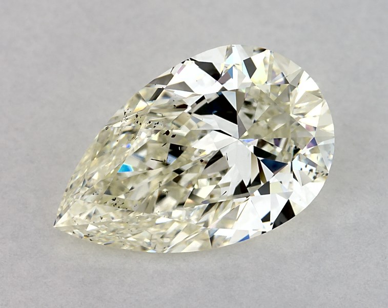 2.51 carat pear diamond, I SI1
