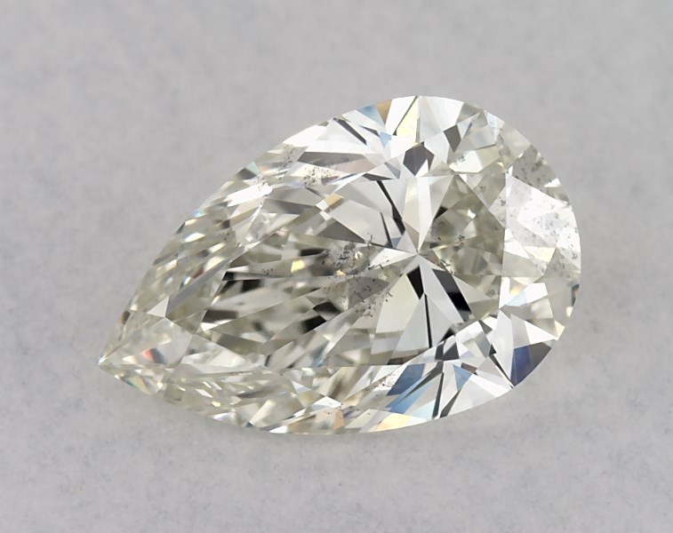 0.8 carat pear diamond, I SI1