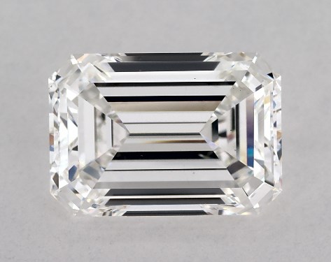 GIA 4.01 Carat G-VS2 Very Good Cut Emerald Diamond