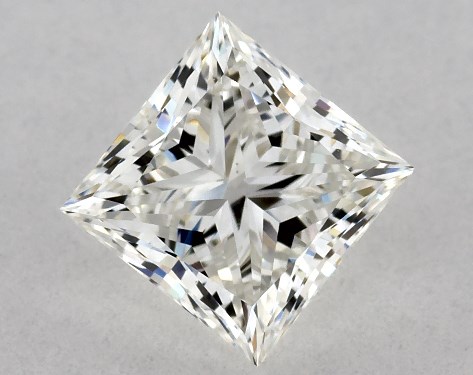 GIA 1.01 Carat H-VS1 Ideal Cut Princess Diamond