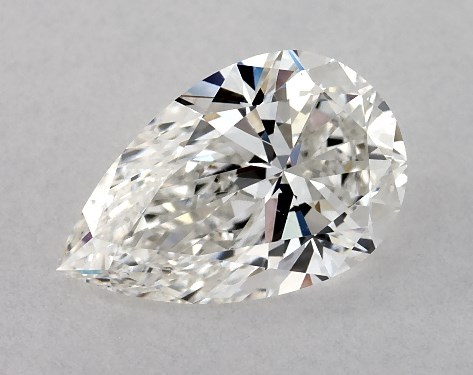 GIA 1.05 Carat G-VS2 Ideal Cut Pear Diamond