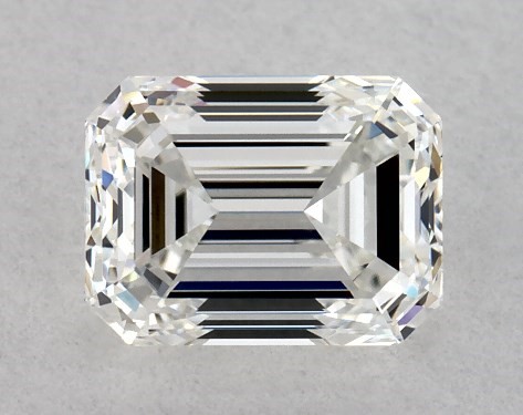 GIA 1.01 Carat H-VVS2 Very Good Cut Emerald Natural Diamond