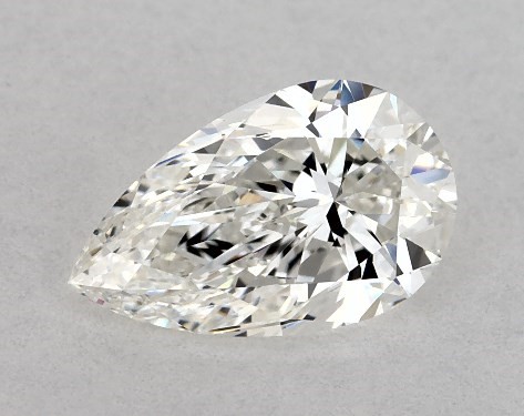 GIA 1.00 Carat G-VS2 Very Good Cut Pear Diamond