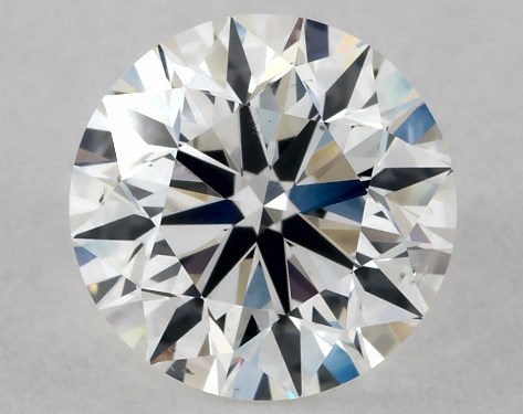 GIA 0.80 Carat H-SI1 Excellent Cut Round Diamond