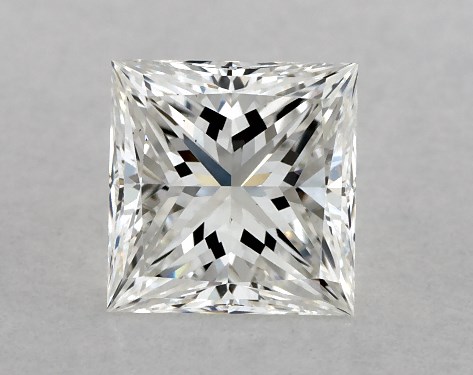 GIA 1.04 Carat H-VS2 Ideal Cut Princess Diamond