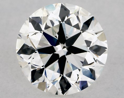 GIA 0.90 Carat H-SI1 Very Good Cut Round Diamond