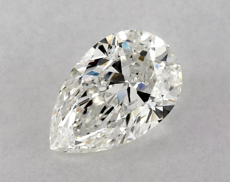 GIA 1.01 Carat H-VS1 Ideal Cut Pear Diamond