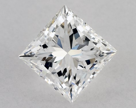 GIA 1.01 Carat E-VS2 Ideal Cut Princess Diamond