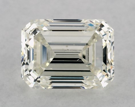 GIA 1.00 Carat K-SI1 Very Good Cut Emerald Diamond