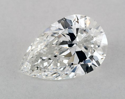 GIA 0.80 Carat F-VVS2 Ideal Cut Pear Diamond