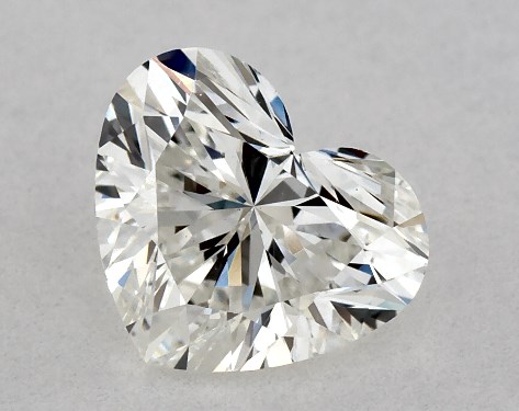 GIA 1.00 Carat H-VS2 Ideal Cut Heart Diamond