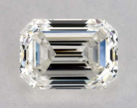 GIA 1.01 Carat H-VS2 Very Good Cut Emerald Diamond