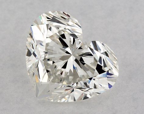 GIA 1.01 Carat H-VS2 Ideal Cut Heart Diamond