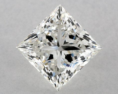 GIA 1.01 Carat H-VS1 Ideal Cut Princess Diamond
