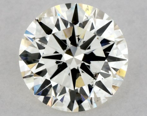 GIA 0.50 Carat J-SI2 Excellent Cut Round Diamond