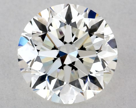 GIA 1.00 Carat H-VS1 Very Good Cut Round Diamond