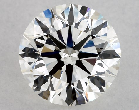 GIA 1.07 Carat H-VS2 Excellent Cut Round Diamond