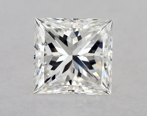GIA 1.02 Carat H-VS2 Ideal Cut Princess Diamond