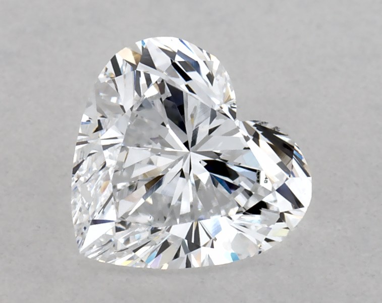 0.65 carat heart diamond, D VVS2