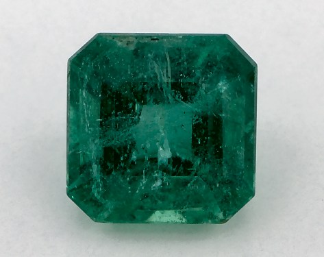 2.91 Carat Asscher Natural Green Emerald