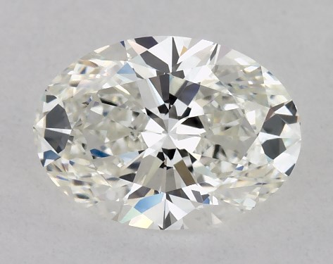 GIA 1.00 Carat H-VS1 Very Good Cut Oval Diamond