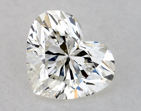 GIA 1.00 Carat H-VS2 Ideal Cut Heart Diamond