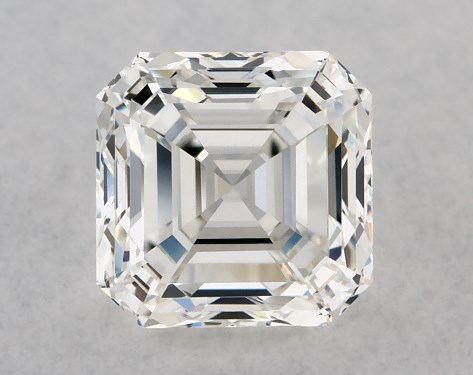 GIA 1.00 Carat H-VVS2 Very Good Cut Asscher Diamond