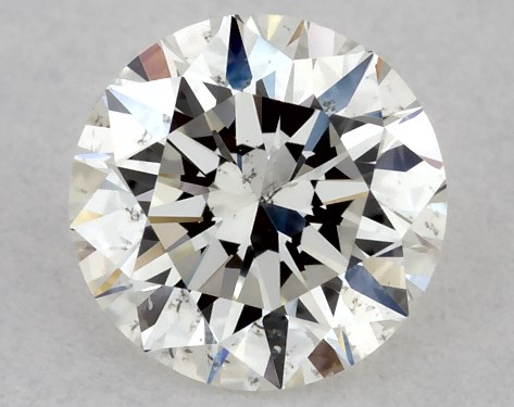 GIA 0.50 Carat J-SI2 Excellent Cut Round Diamond