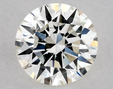 GIA 0.50 Carat J-SI2 Excellent Cut Round Diamond