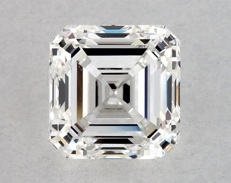 GIA 1.00 Carat H-VS1 Good Cut Asscher Diamond