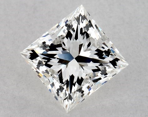 GIA 1.01 Carat H-VS2 Very Good Cut Princess Diamond