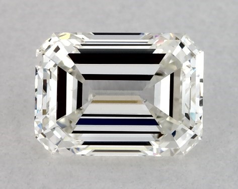 GIA 1.00 Carat H-VS2 Very Good Cut Emerald Diamond