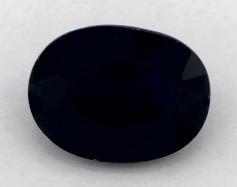 2.00 Carat Oval Natural Blue Sapphire