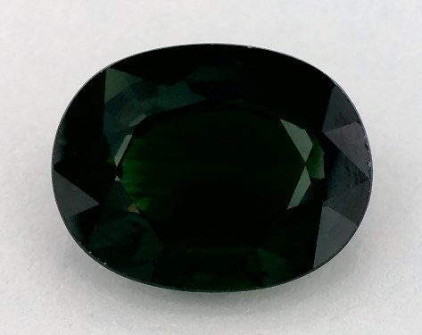 2.32 Carat Oval Natural Green Sapphire