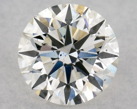 GIA 0.80 Carat H-SI1 Excellent Cut Round Diamond
